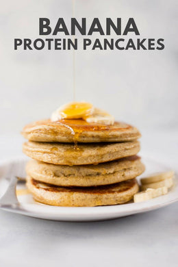 Banana-Oatmeal PROTEIN Pancakes